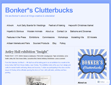 Tablet Screenshot of bonkersclutterbucks.com